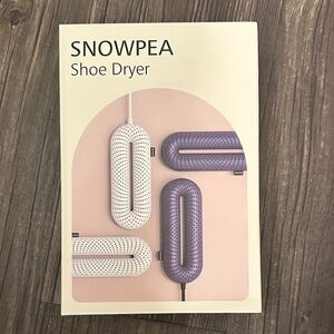 White and Purple Shoe Dryer